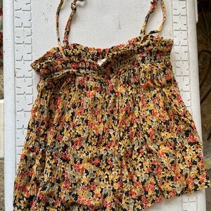 Patrons of Peace Multicolor Floral Smocked Camisole